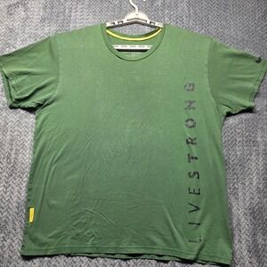 Nike Livestrong Graphic T-Shirt Men's Large Green Lance Armstrong Era